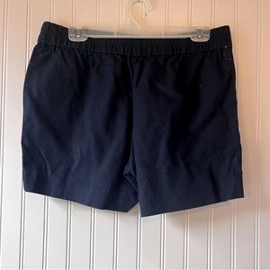 Navy pull on JCrew Shorts